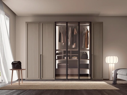 Armadio moderno a sei ante di Scandola
