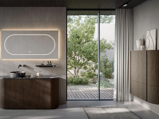 Mobile da Bagno a terra Elle 02 in rovere di Novello