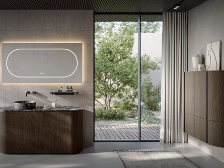 Mobile da Bagno a terra Elle 02 in rovere di Novello