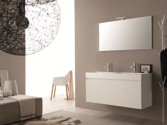 Mobile da Bagno sospeso Light 45 03 di Novello