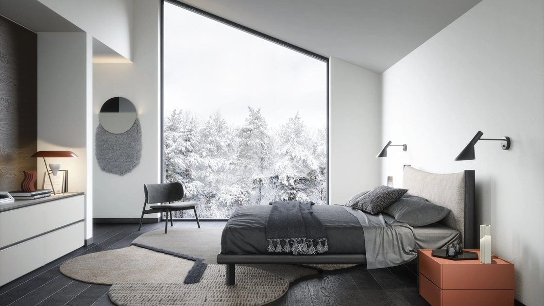 Gruppo Notte Giro Giro System in laccato di Novamobili