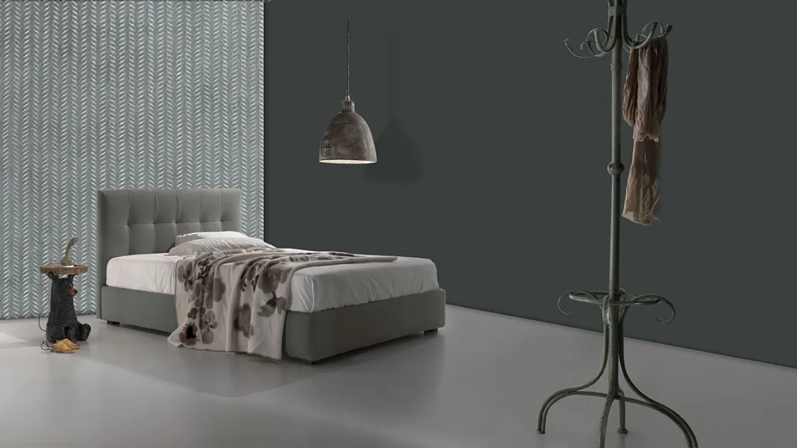 Letto in tessuto Desio Ring con contenitore di Excò