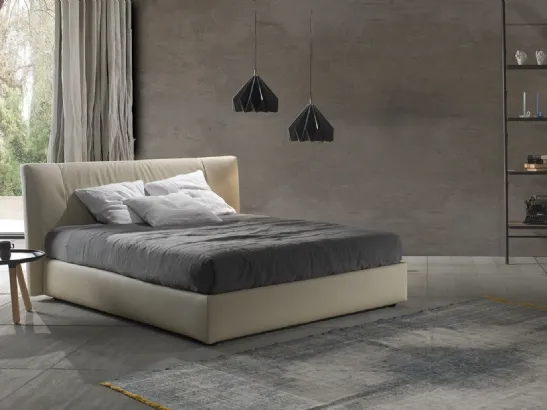 Letto in tessuto con contenitore Hug 28 di Excò