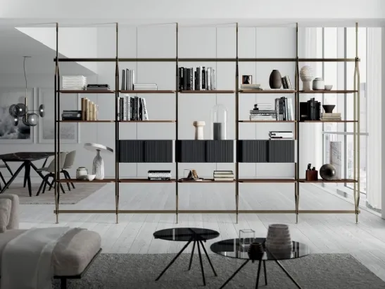 Libreria Charlotte a soffitto 3 di Bontempi