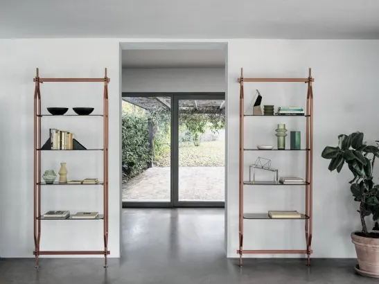 Libreria Charlotte a parete 2 di Bontempi