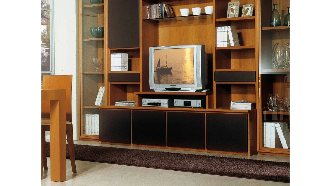 Libreria sospesa in legno Porta PL308 di Fratelli Elli