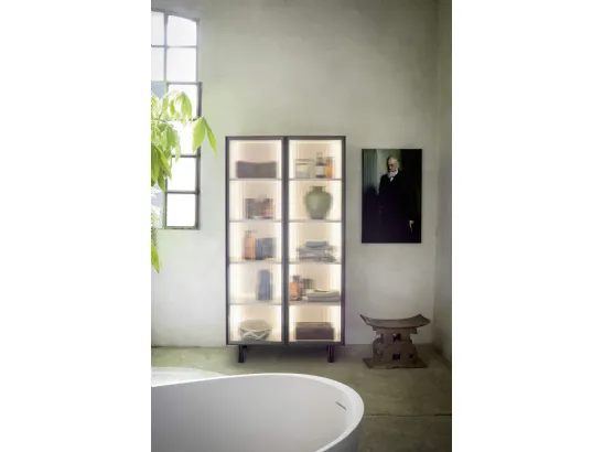 Madia Alta in vetro Box 18 06 di Novamobili
