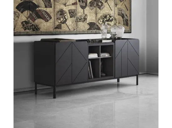Madia Pica Legno Laccato Decorato 2 di Bontempi