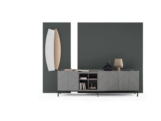Madia Pica Legno Laccato Decorato 4 di Bontempi