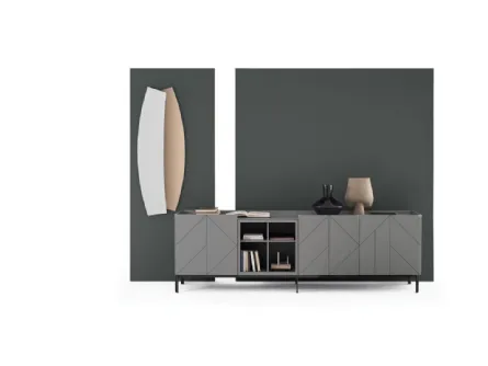 Madia Pica Legno Laccato Decorato 4 di Bontempi