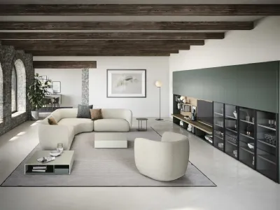 Parete Attrezzata Mensole e piani a muro 02 di Novamobili