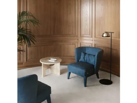 Poltroncina in pelle dal fascino senza tempo Rondò di Nicoline