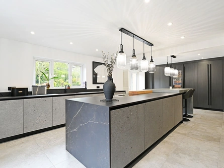 Cucina Design con isola Aspen D23 di Doimo Cucine