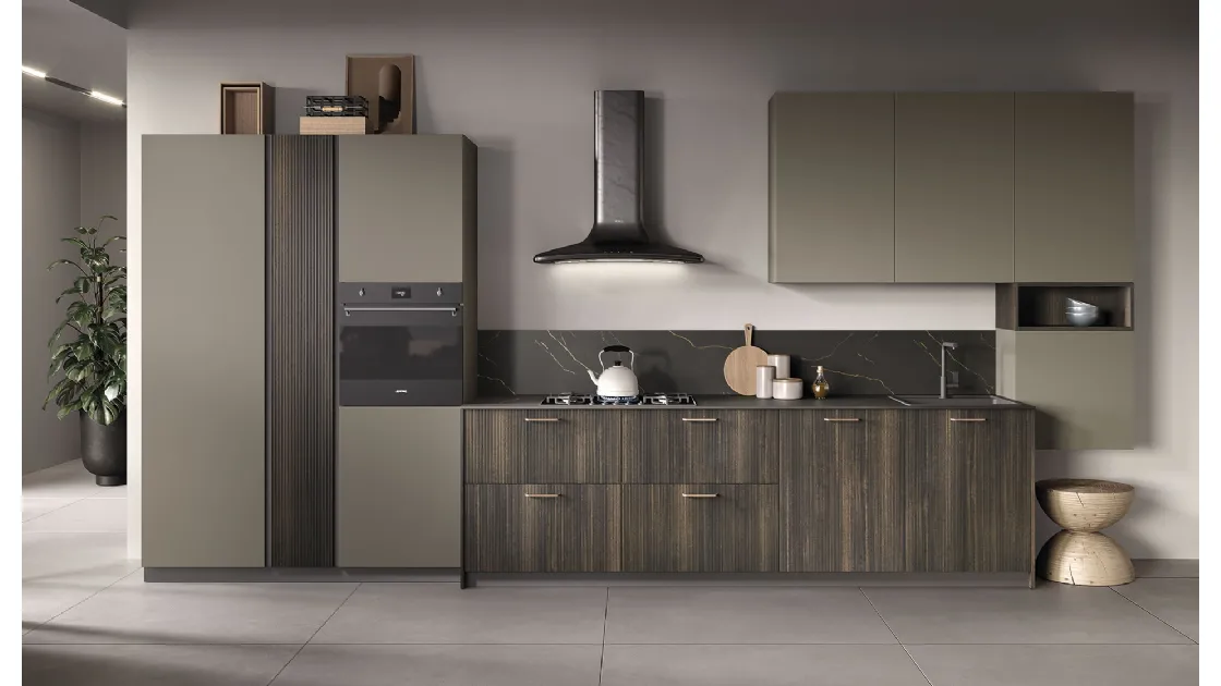 Cucina Moderna lineare Just24 02 di Essebi