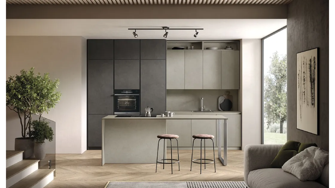Cucina Moderna con isola Just24 03 di Essebi