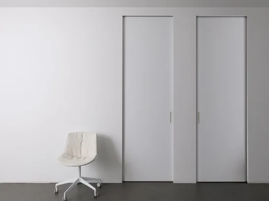 Porta per interni scorrevole Quadra in laccato Bianco di Albed